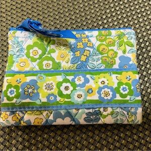 Floral Blue and Green Women's Bag